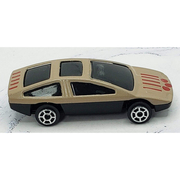 Vintage Bronze Porsche 928 The Toy Network City Racers Diecast Car - Picture 3 of 6